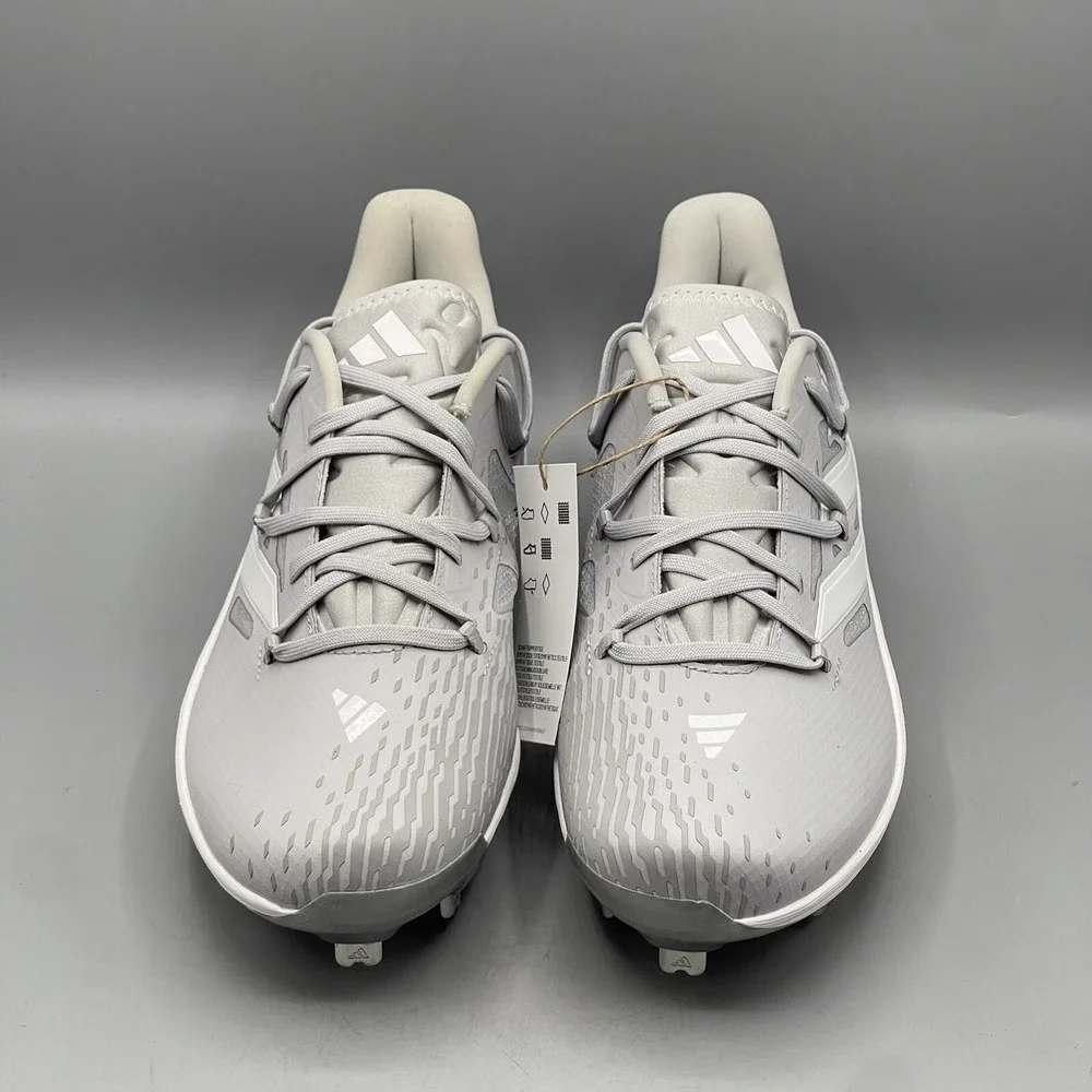 Adidas Baseball‎ Cleats Men's 7.5 Metal adizero Afterburner 9 Silver IG2311 NEW